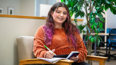 PC student Roxanne Terraza Carbajal.