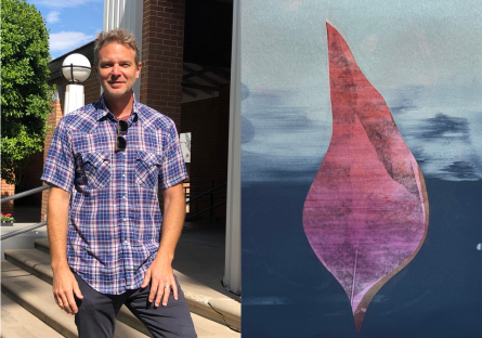 Post-sabbatical, Phoenix College Art Faculty Jay Hardin developed a community workshop with Taiko drummer and mindfulness teacher Holly Cluff
