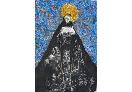 Patrice Sullivan's fiber art, created in  Guadalajara, Mexico