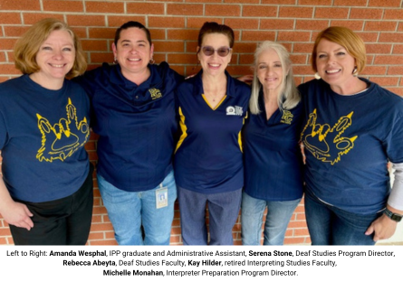Pheonix College Interpreter Preparation Program faculty and staff celebrate the program's accreditation