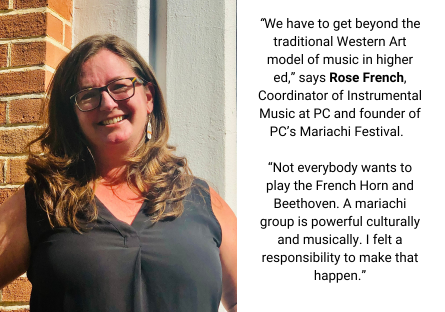 Rose French founded Phoenix College's Mariachi Ensemble and it's inaugural Festival