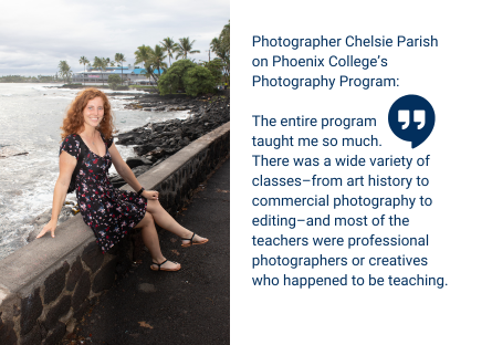 Chelsie Parish offers her take on the Phoenix College Photography program 