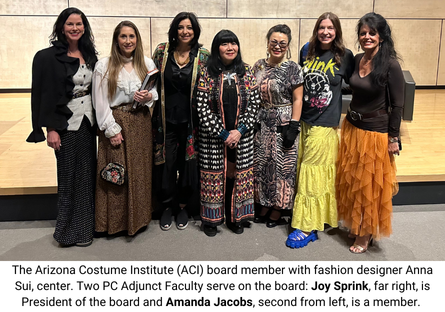 Members of the Arizona Costume Institute, a support organization to the museum's Fashion Design collection with fashion designer Anna Sui. 