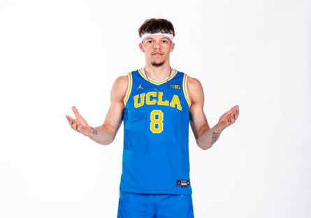 Phoenix College alumnus Jamar Brown is wearing his new UCLA basketball jersey. 