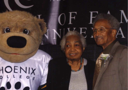 Calvin and his wife accepting his PC Hall of Fame Award in 2008