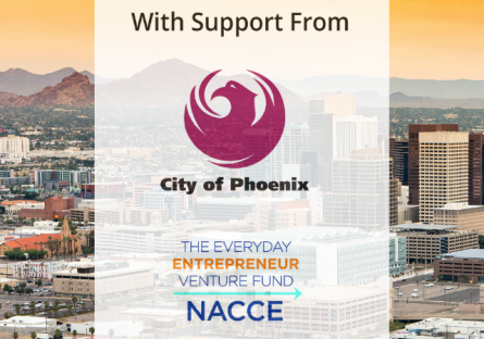 NACCE Logo and Image of City of Phoenix Skyline