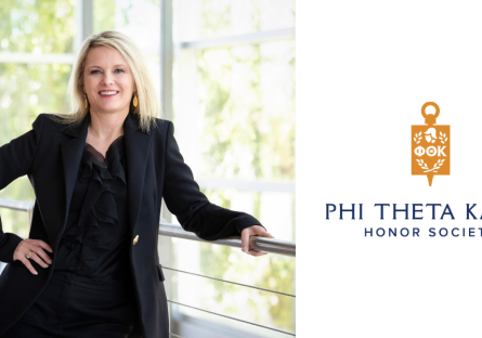 Dr. Britt Receives PTK Paragon Award