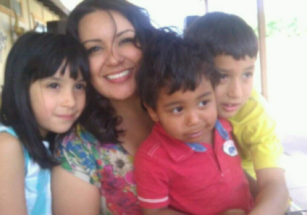 Phoenix College student Sarah Nunez as a young mother