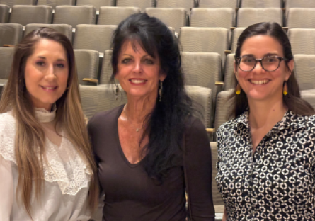 Phoenix Adjunct Faculty Amanda Jacobs and Joy Sprinkfrom Fashion Design and Saskia Jorda from the Art department at the Phoenix Art Museum for the conversation with Anna Sui