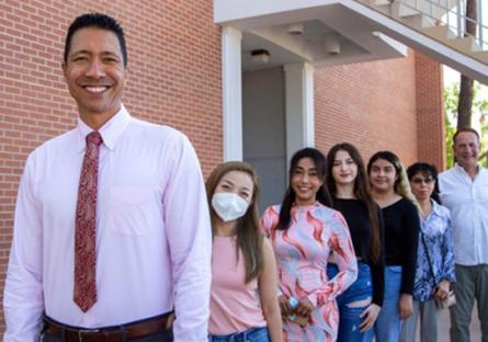 Dr. Namuo with Phoenix College Students