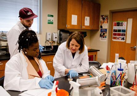 lab students
