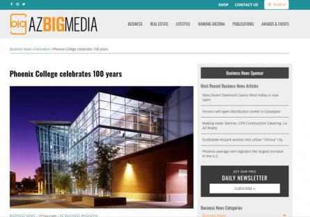 Phoenix College Turns 100